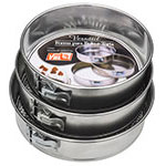 Conjunto Versátil com 3 Formas (23, 25 e 27 cm diâmetro) em Folha-de-flandres