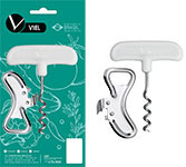 Conjunto com 1 Abridor Combate + 1 Saca-Rolhas - 2 peças