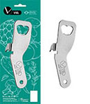 Abridor para Garrafas e Latas Profissional Aço Inox (14 cm)