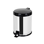 Lixeira com Pedal, Corpo em Aço Inox e Tampa em Polipropileno 12L